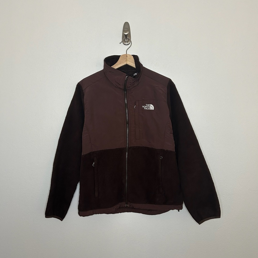 The North Face Denali Fleece Jacket Brown Two Tone Sz M